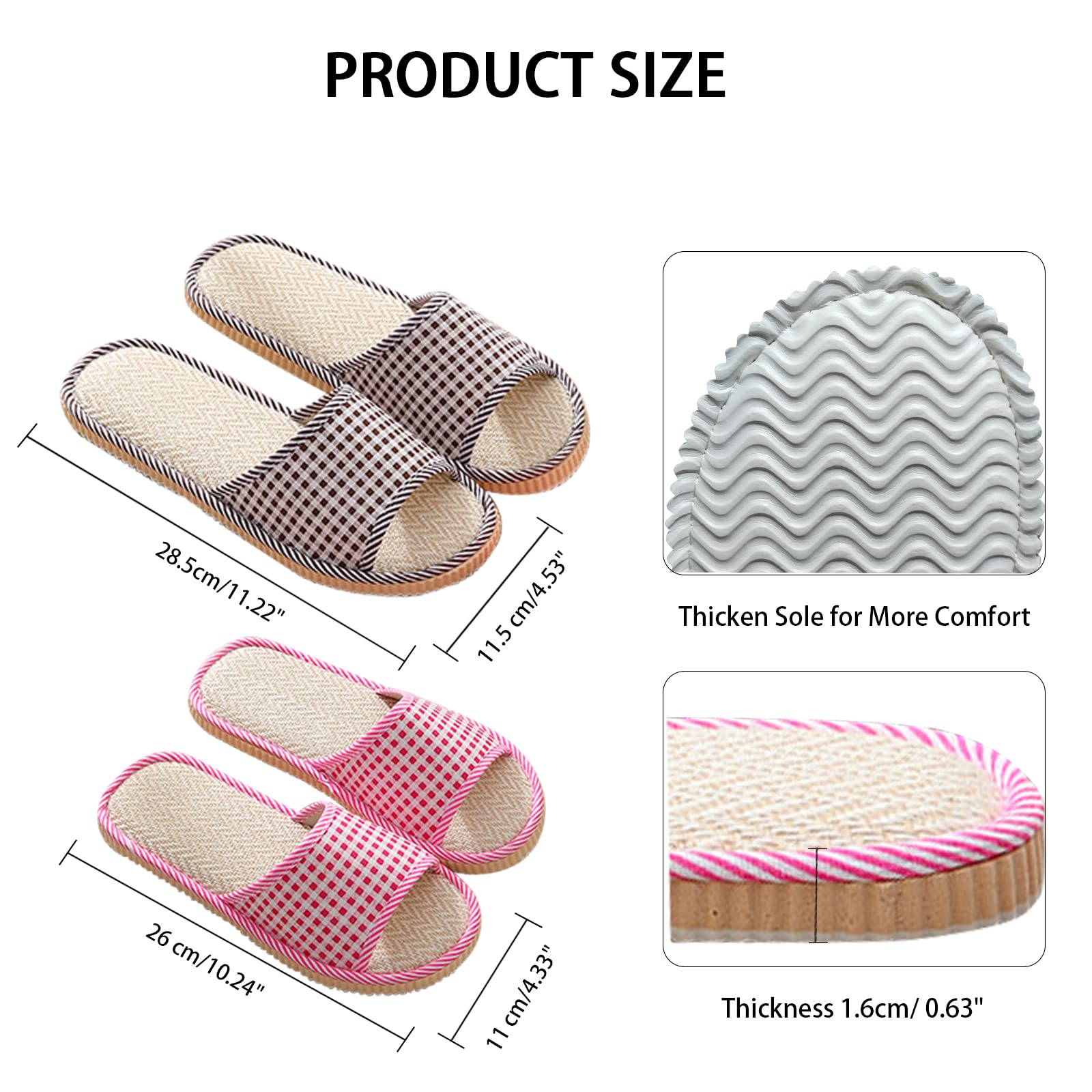 Biroris travel-friendly slippers pack with bags for easy on-the-go use
