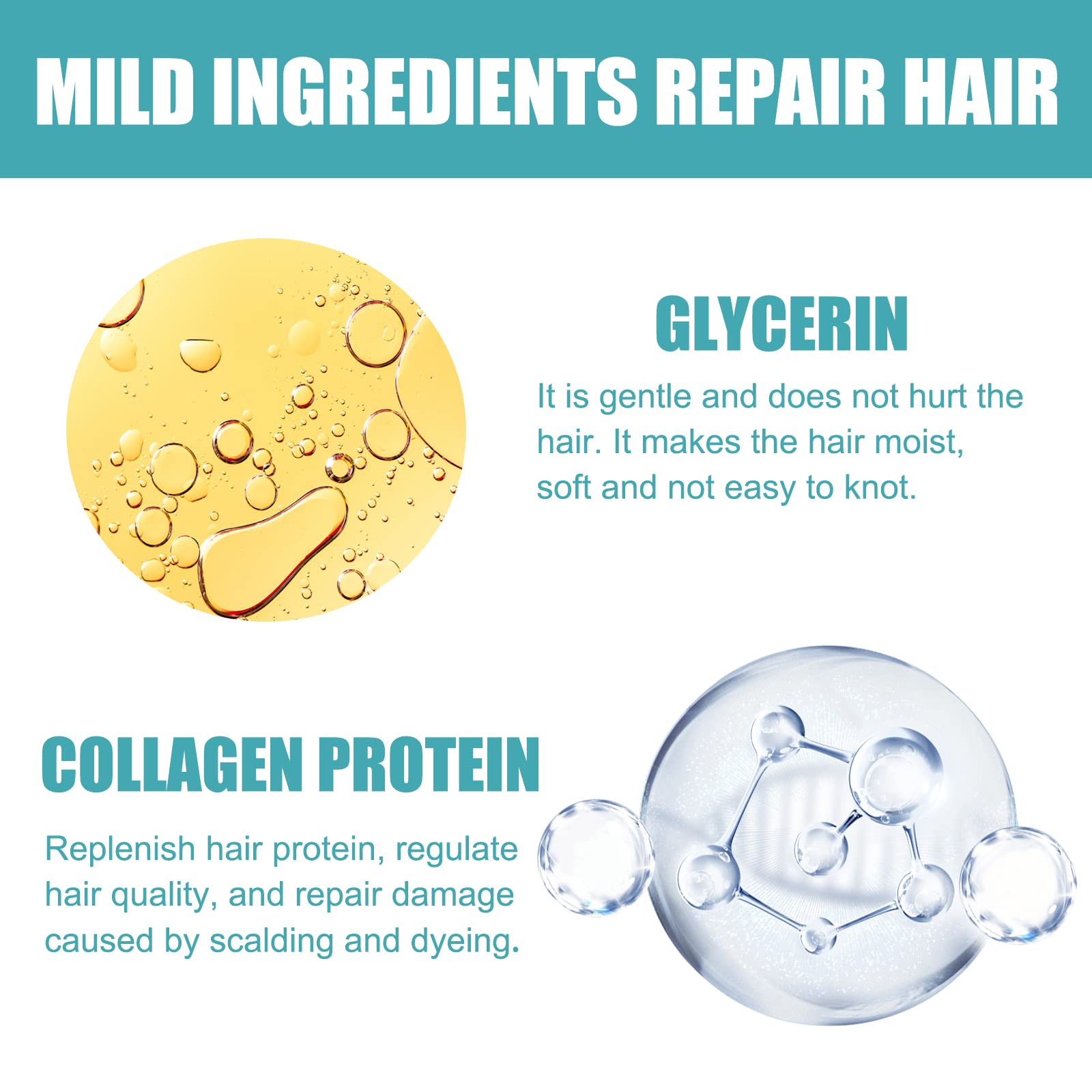 Biuhorey Protein Hair Straightening Cream packaging emphasizes easy daily use