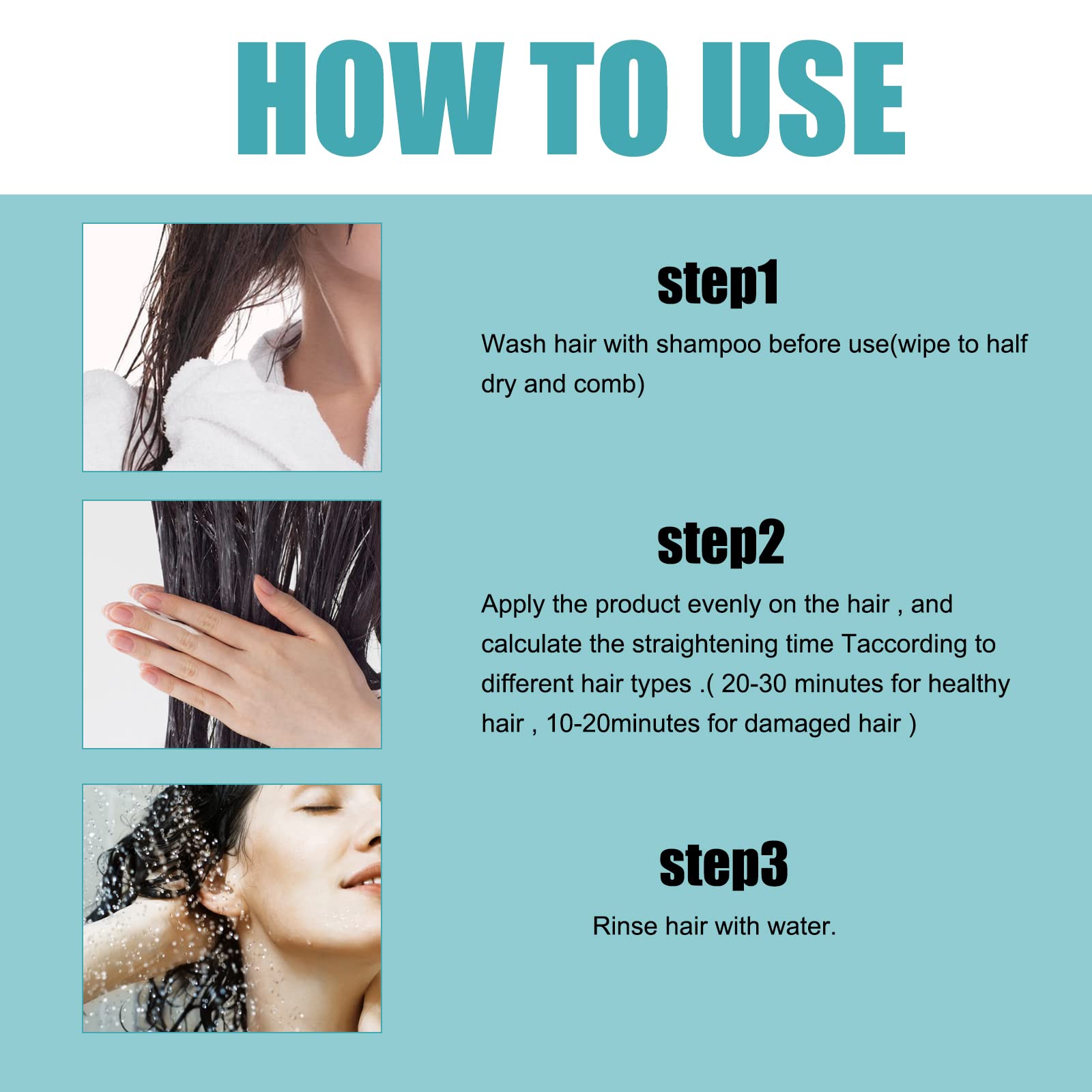 Biuhorey Protein Hair Straightening Cream tub open reveals creamy consistency