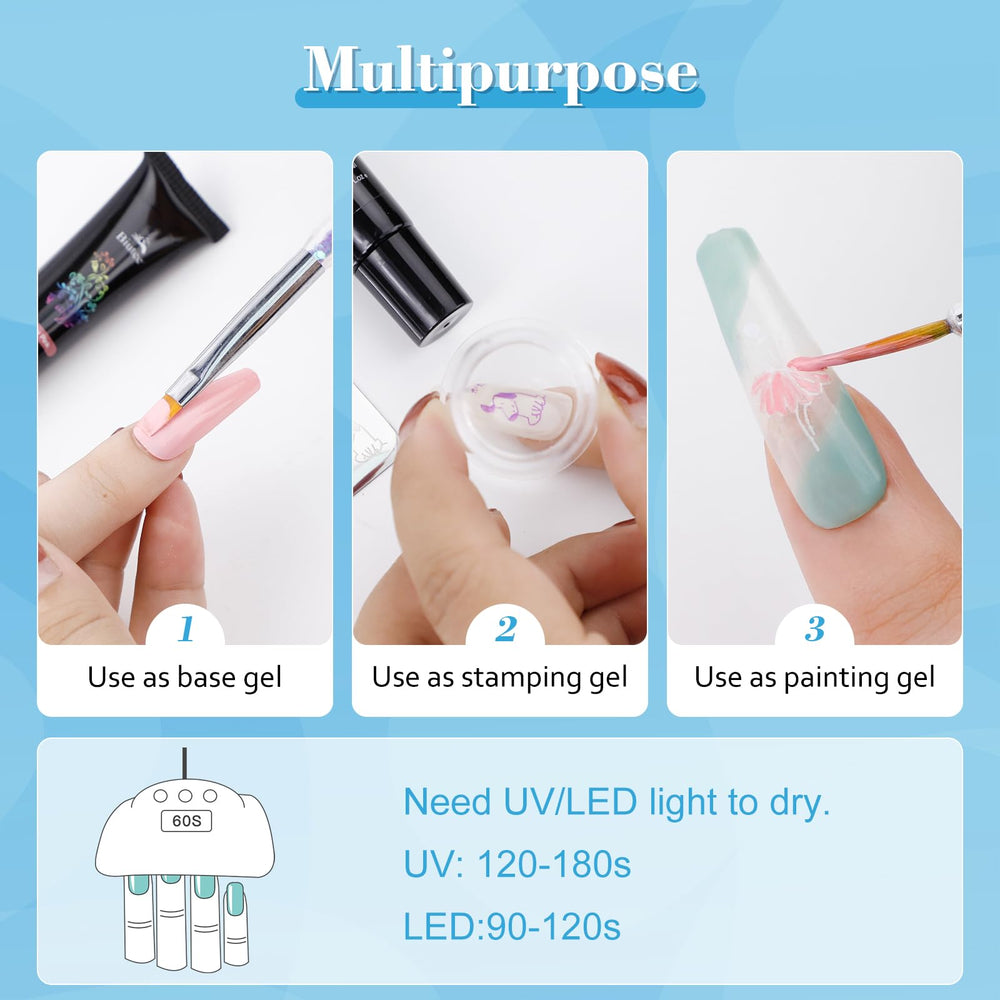 Biutee color shade variety enables seasonal nail art options