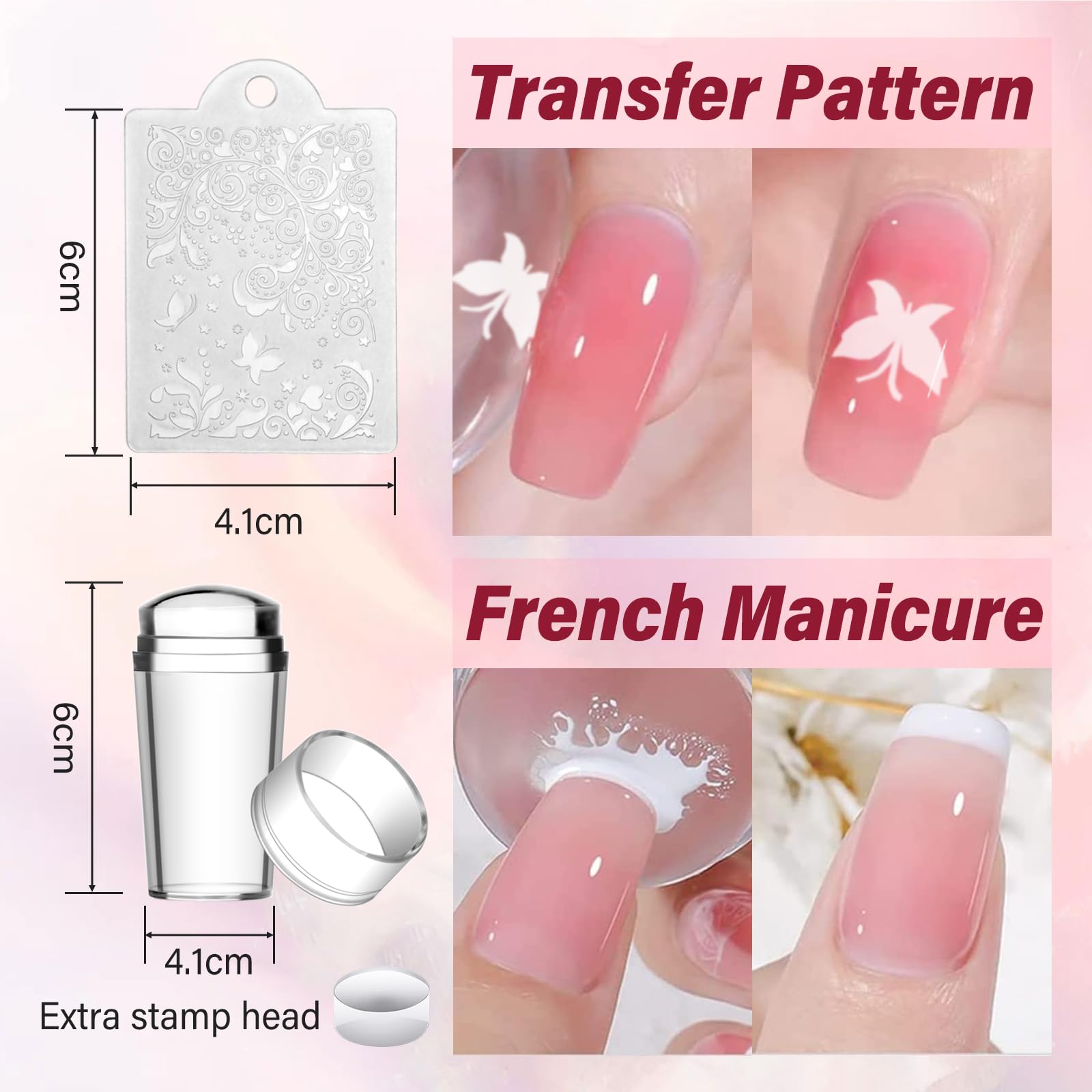 Biutee nail art templates set with 12 plates for creative sessions.