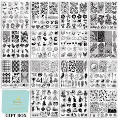 Biutee nail stamper clear stampers enable precise pattern placement and easy color matching