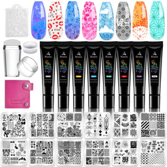 Biutee Nail Stamping Plates Animal Flower Patterns for crisp, repeatable designs.