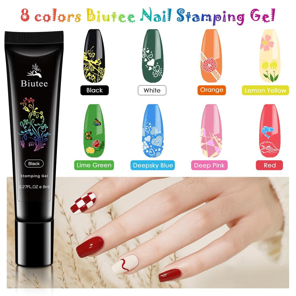Biutee stamping plates close-up with crisp engravings for precise designs