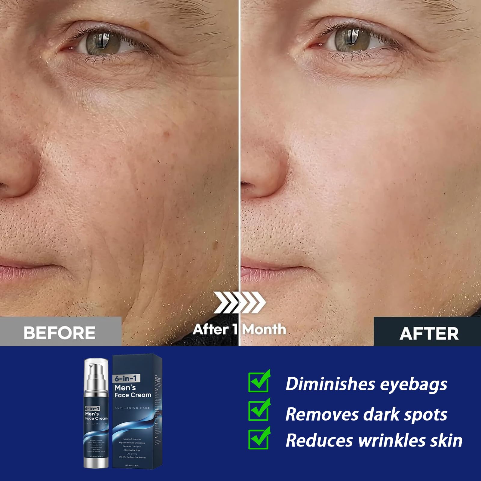 BIWQTY men's skincare routine for day and night use