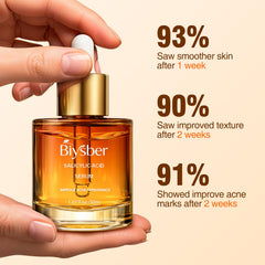 BIYSBER oil-control matte-finish close-up illustrates shine-free skin.