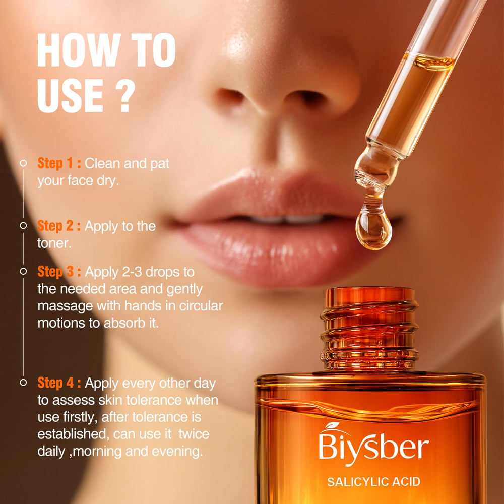 BIYSBER open-pores comparison demonstrates reduced pore visibility over time.