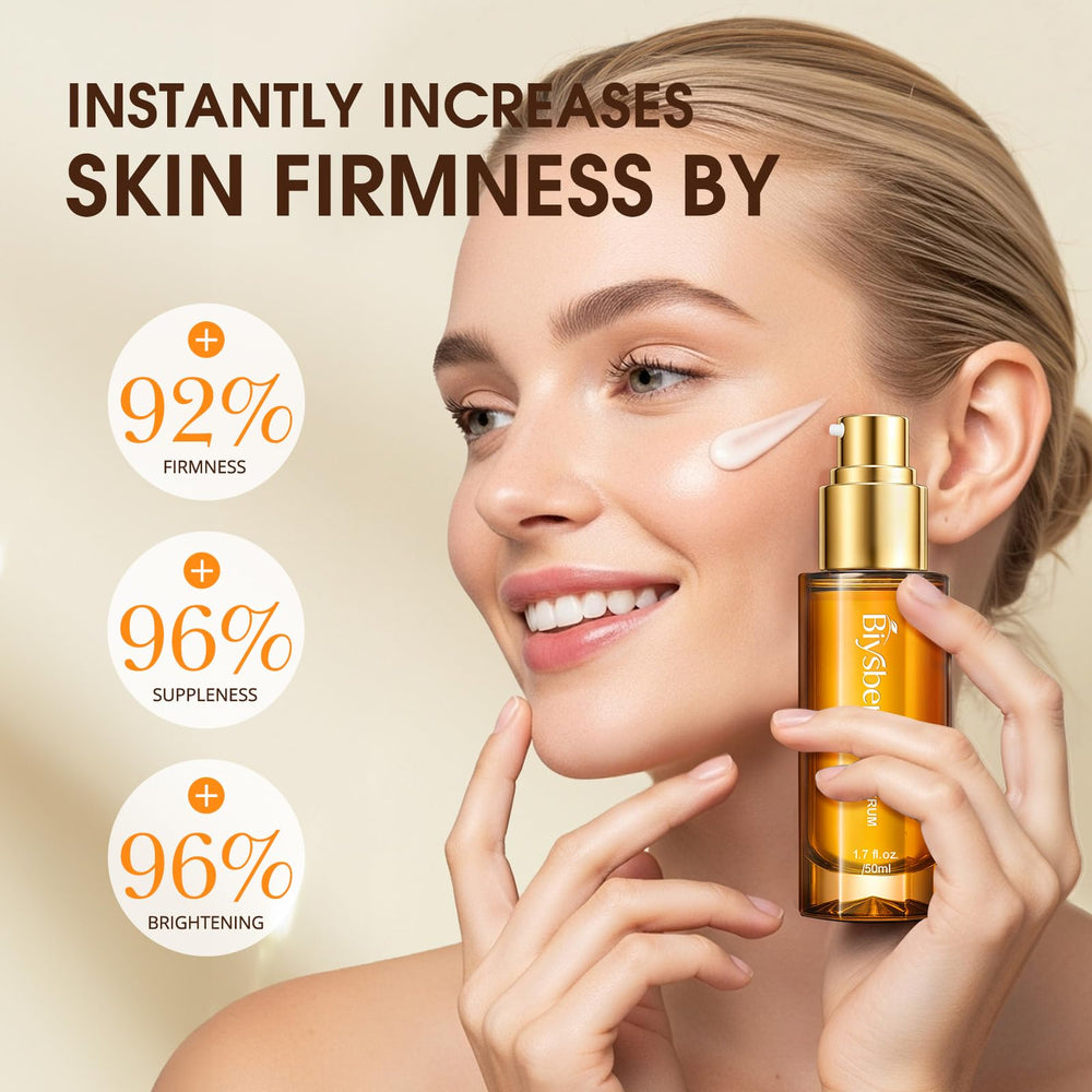 BIYSBER retinol collagen serum closeup label conveys trusted ingredients for daily use.