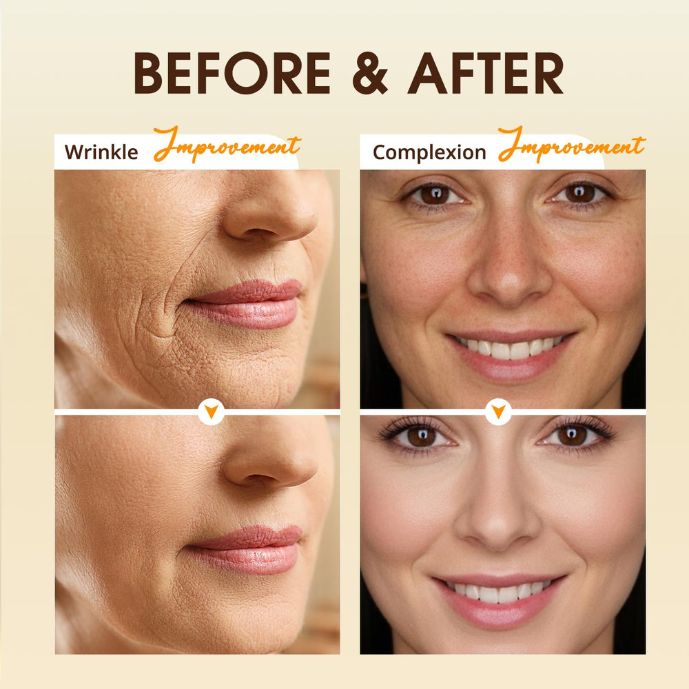 BIYSBER retinol collagen serum texture-swirl reveals rich hydration for suppleness.