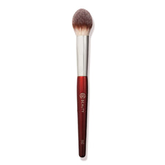 BK BEAUTY 110 large concealer brush closeup showing dense tapered bristles for swift under-eye blending.
