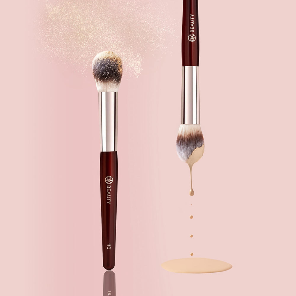 BK BEAUTY 110 large concealer brush cruelty-free vegan bristles for ethical makeup tools.