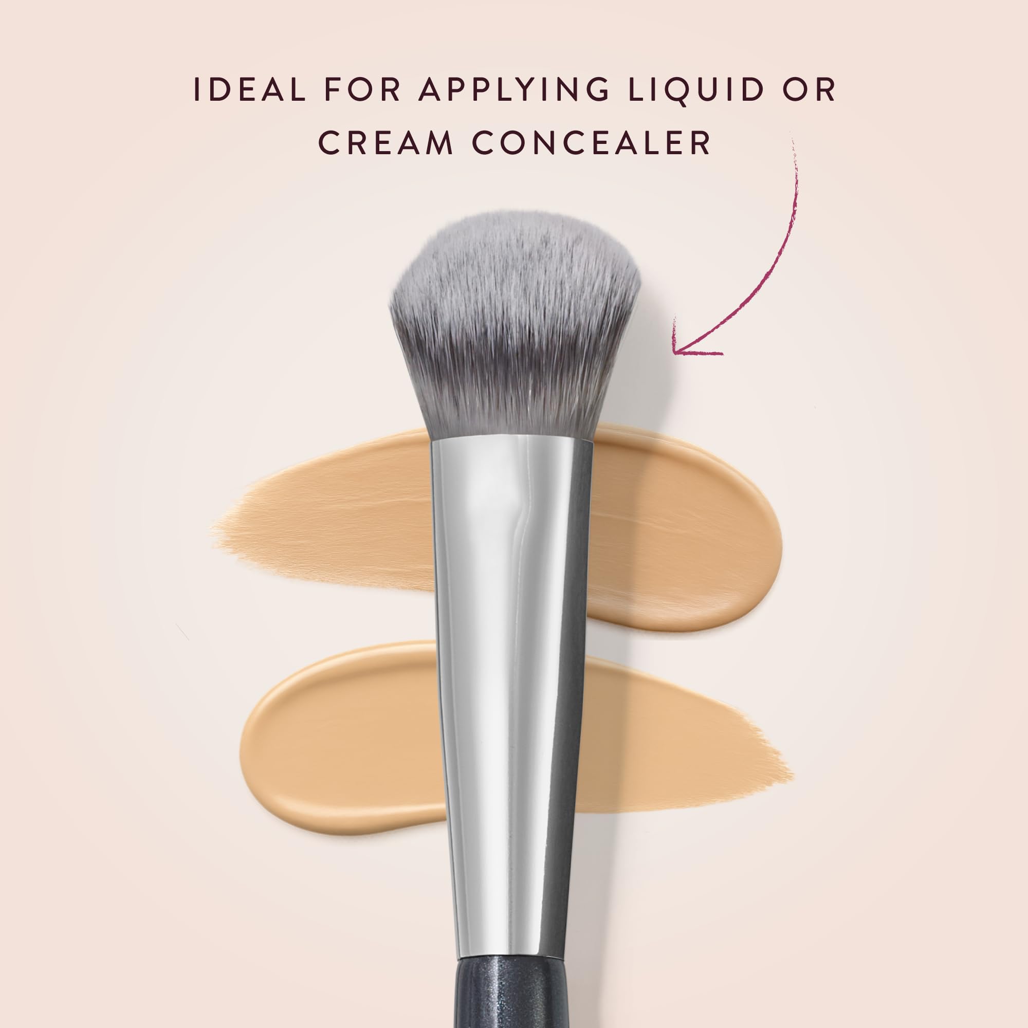 BK Beauty Angie A506 in-use shot for precise contouring and highlighter placement.