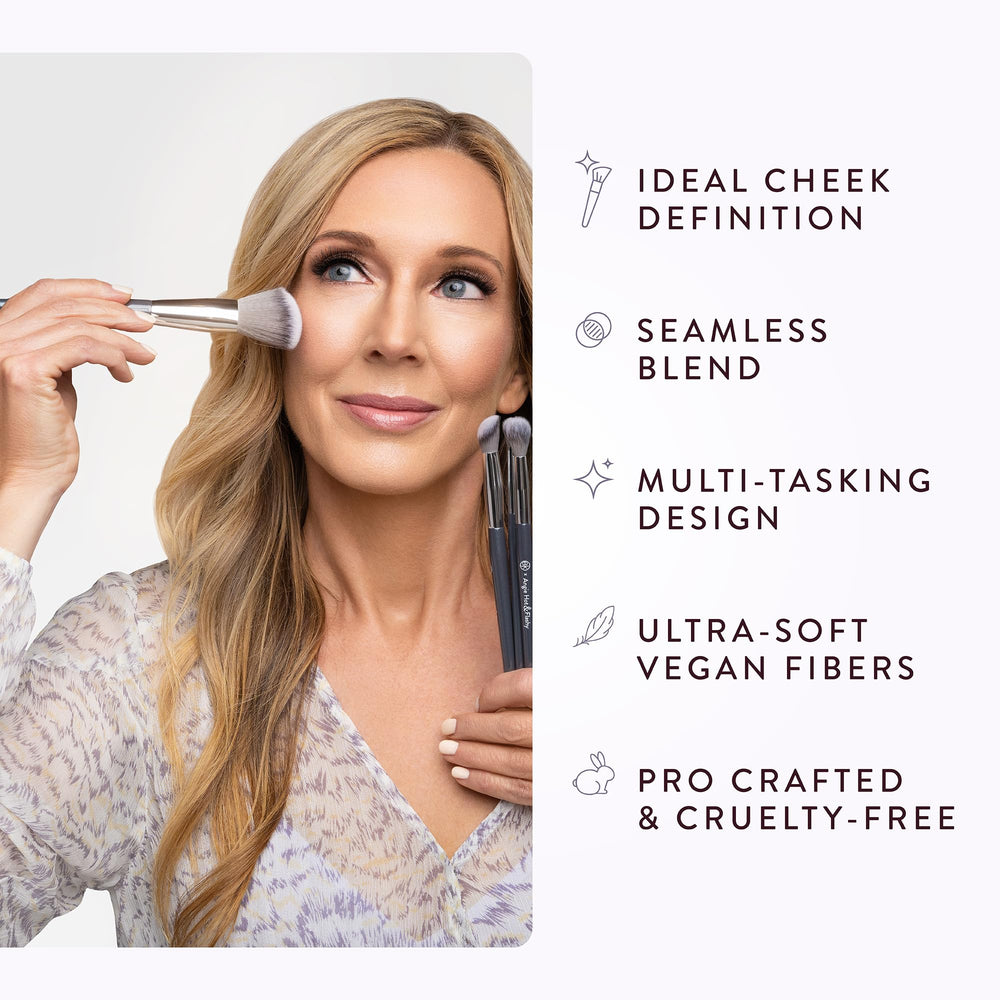 BK Beauty Angie A507 compatible with liquid, cream, and powder formulas.