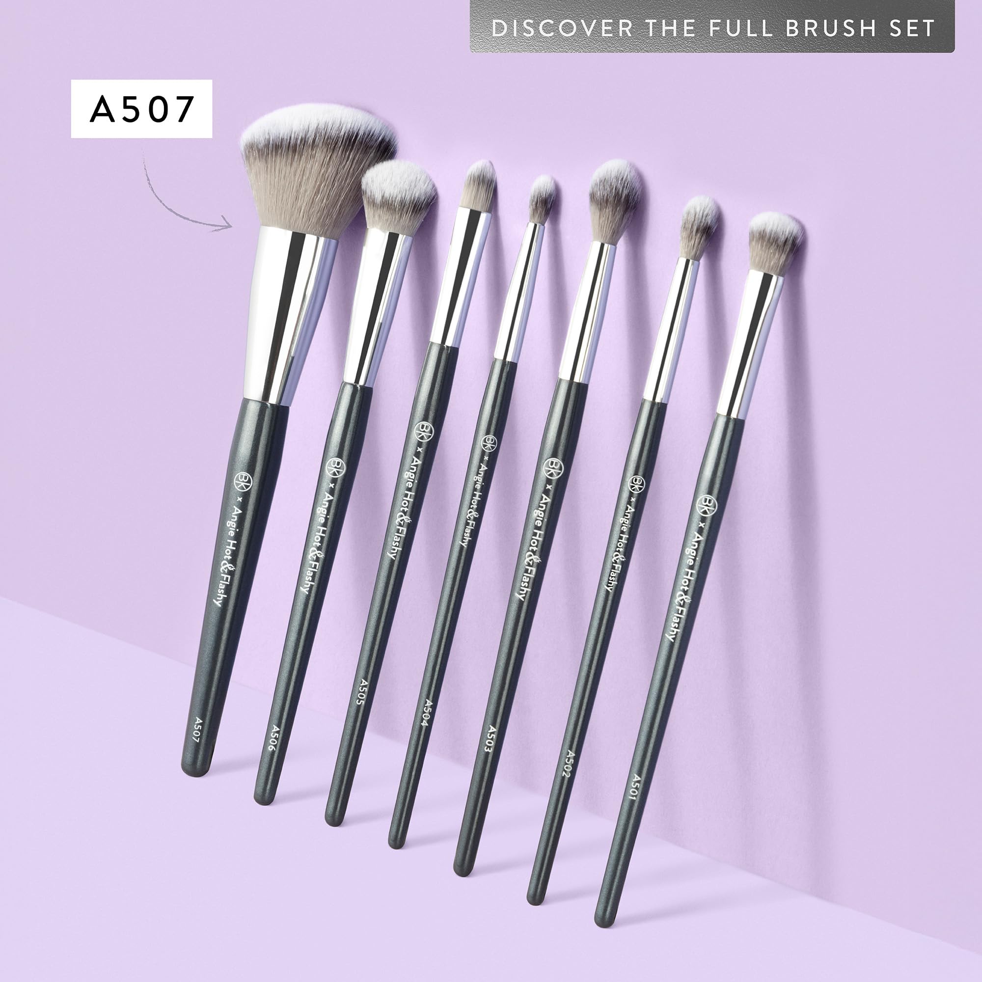 BK Beauty Angie A507 multi-use tool for blush, bronzer, and contour.