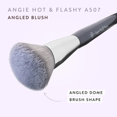 BK Beauty Angie A507 fluffy bristles diffuse pigment for soft, streak-free results.