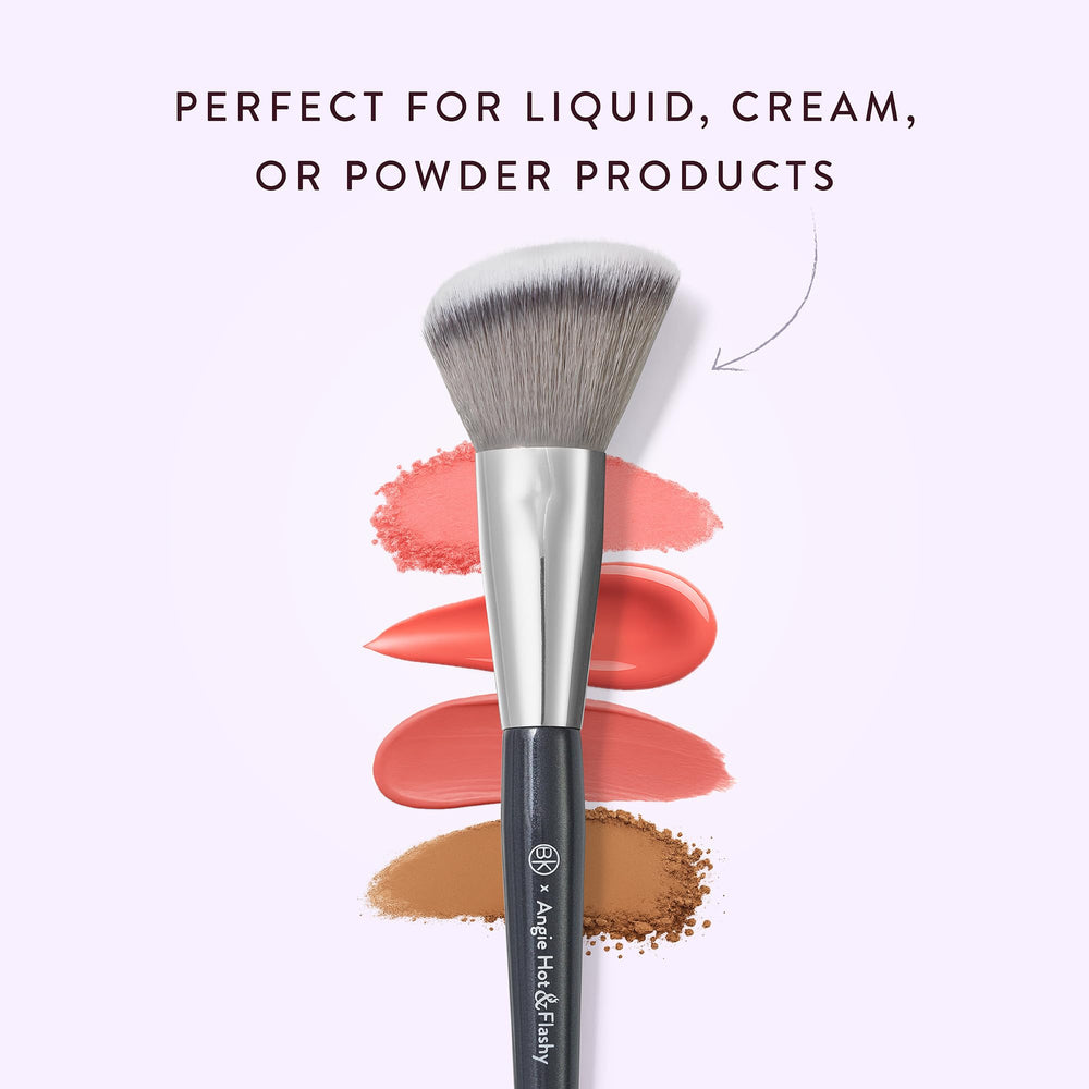 BK Beauty Angie A507 features a gentle vegan fiber material for sensitive skin.