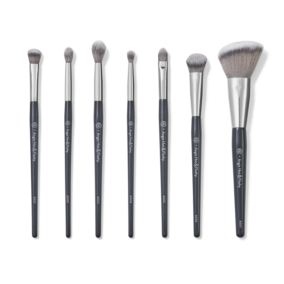 BK Beauty Angie Hot & Flashy brush set packaged for easy storage and luxury experience.