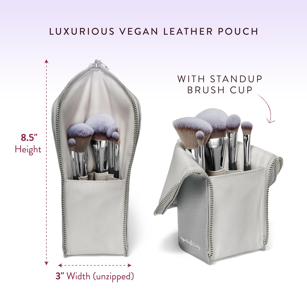 BK Beauty angled blush brush A507 applies precise, seamless color