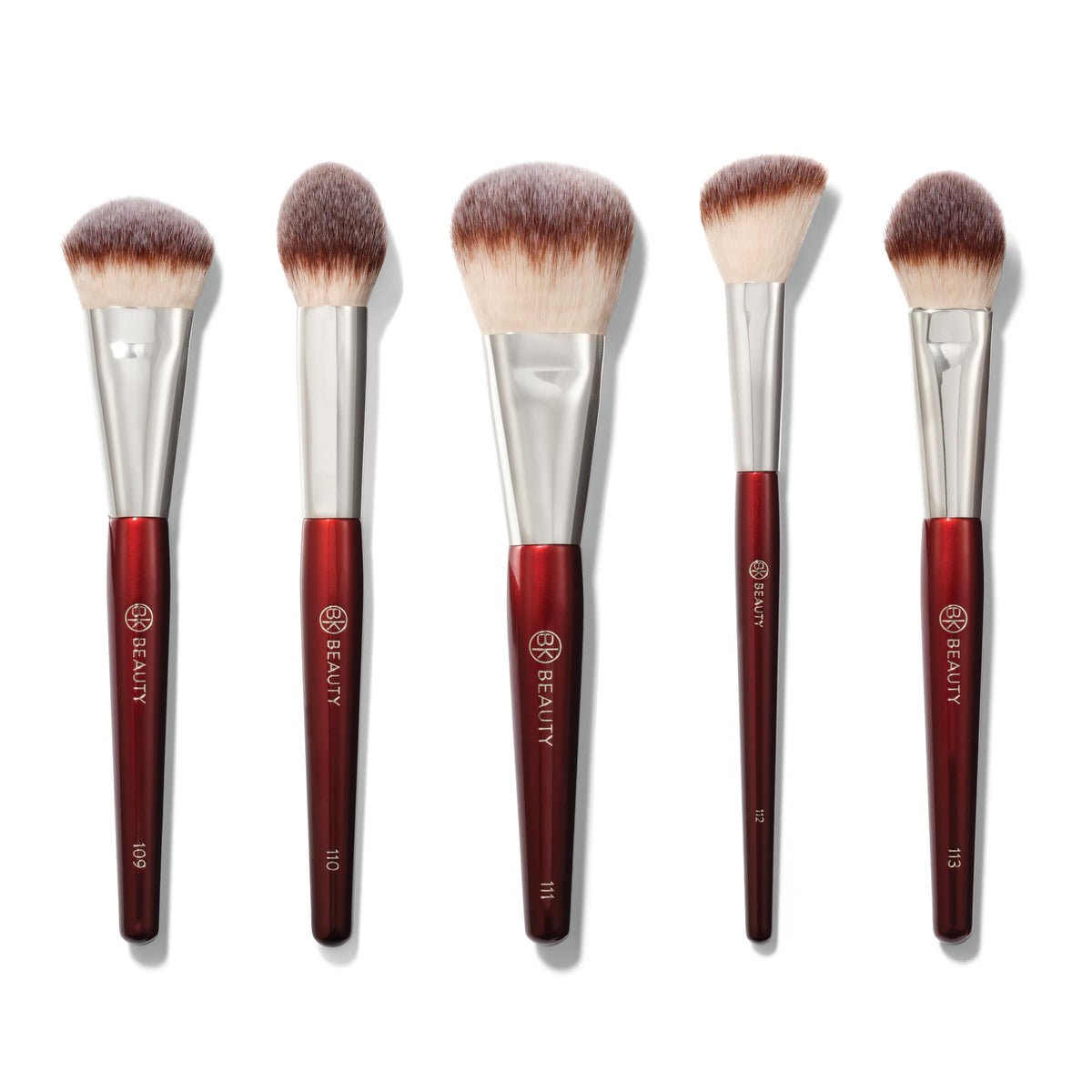 BK Beauty Core Face Set 109 mini-contoured foundation brush for precise cream and liquid blending.