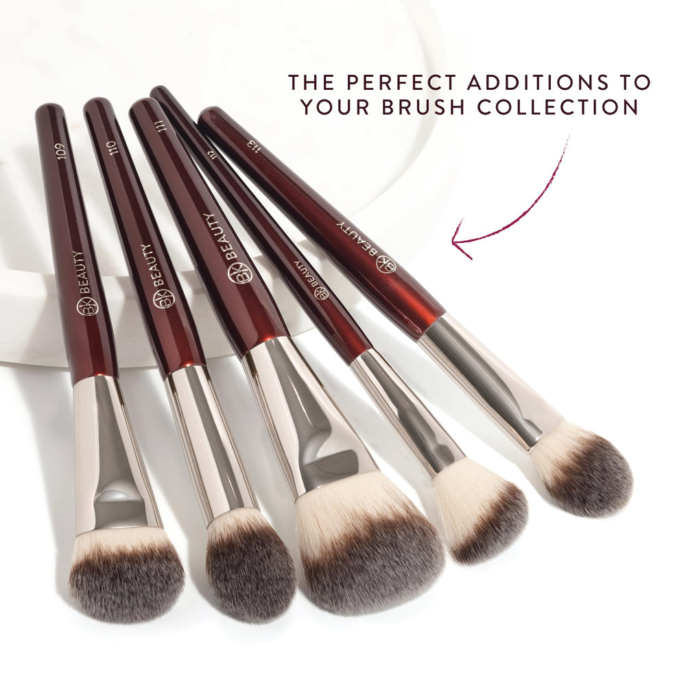 BK Beauty Core Face Set pouch and brushes for organized storage and travel.