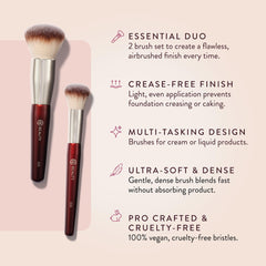 BK BEAUTY foundation brush set packaging showing premium quality and gifting appeal.