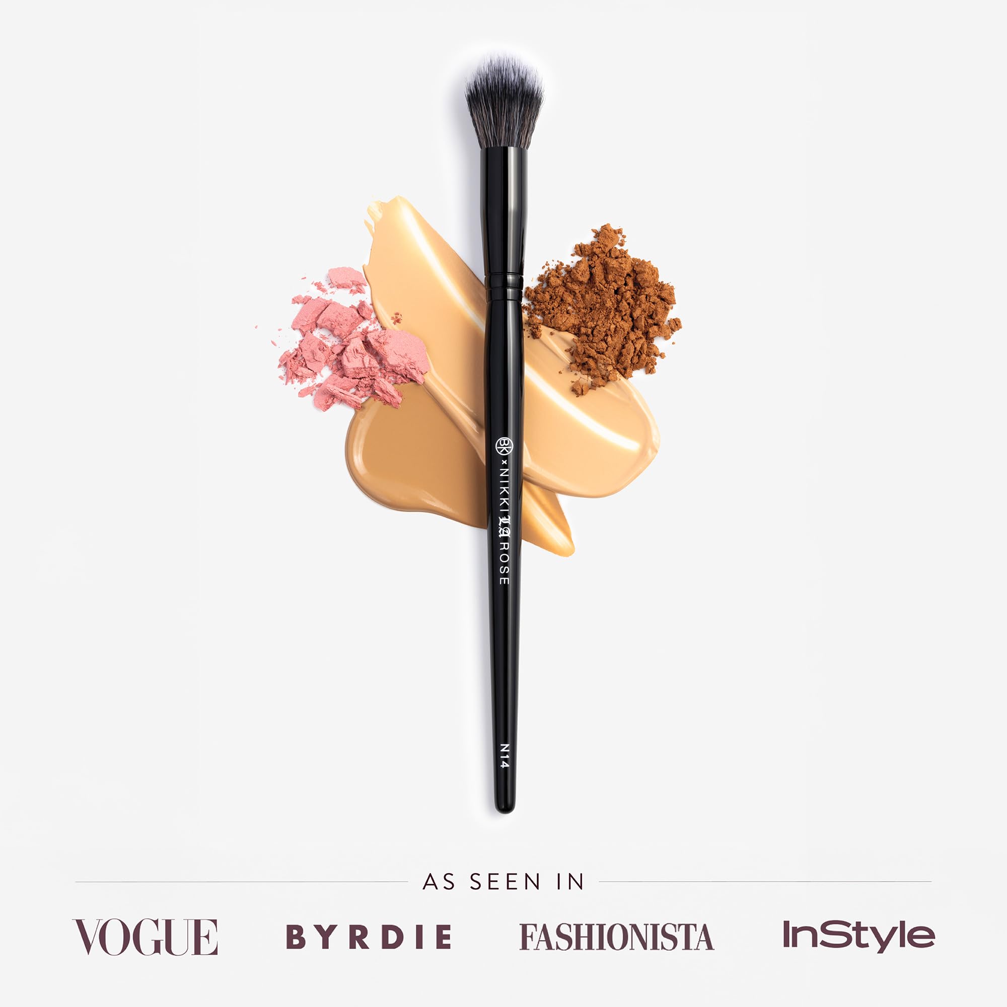 BK BEAUTY Nikki La Rose N14 concealer application detail for tiny areas.