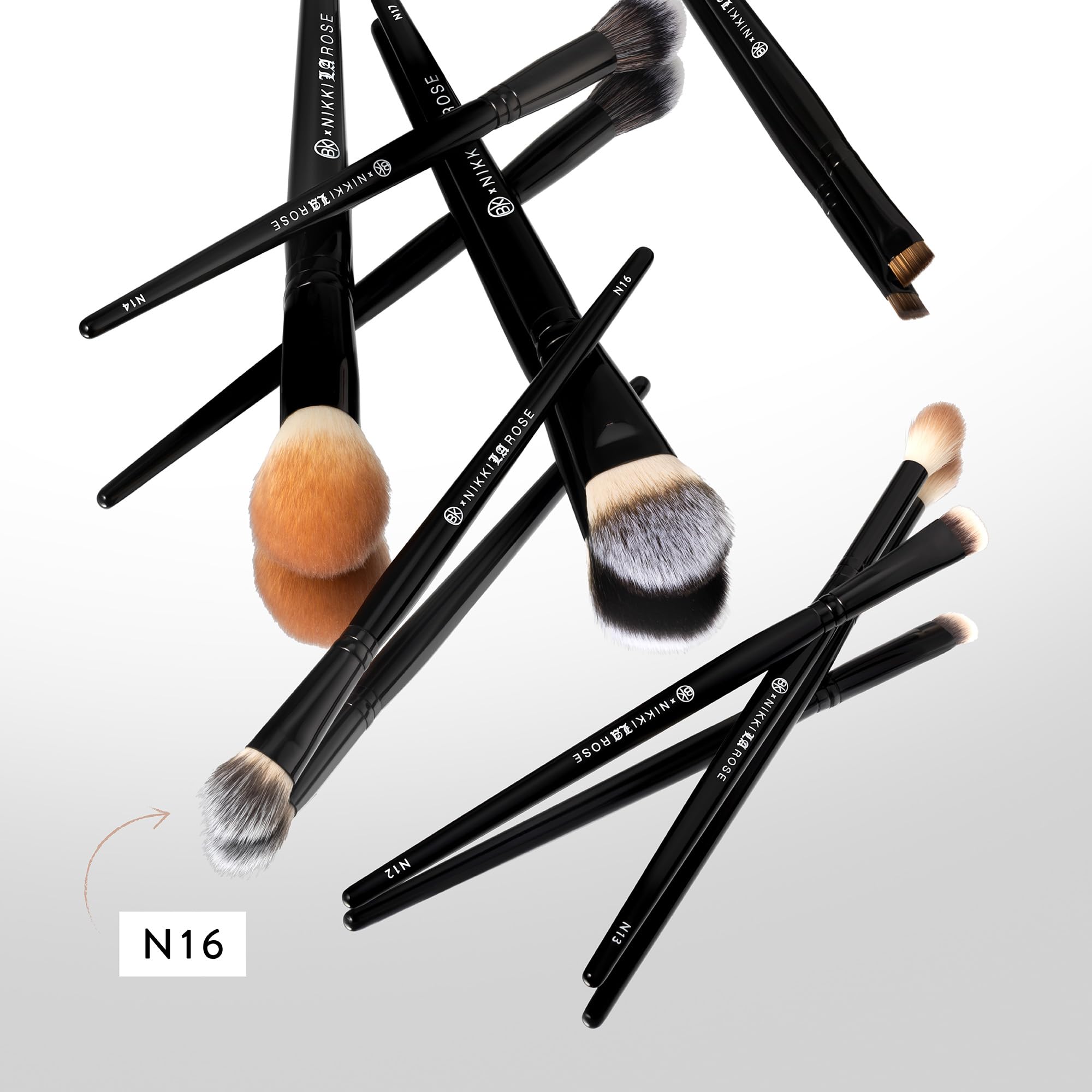 BK Beauty Nikki La Rose N16 Pro Concealer Brush care guidance for cruelty-free pro use.