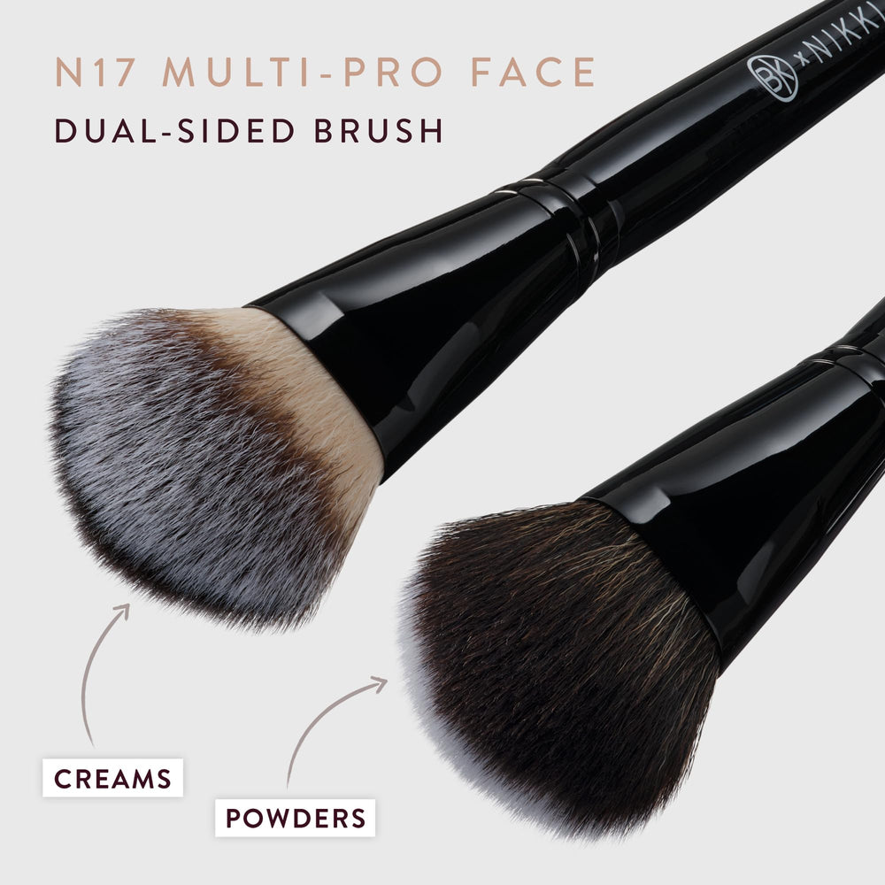 BK Beauty Nikki La Rose N17 Multi-Pro Face dual-sided for creams liquids and powders