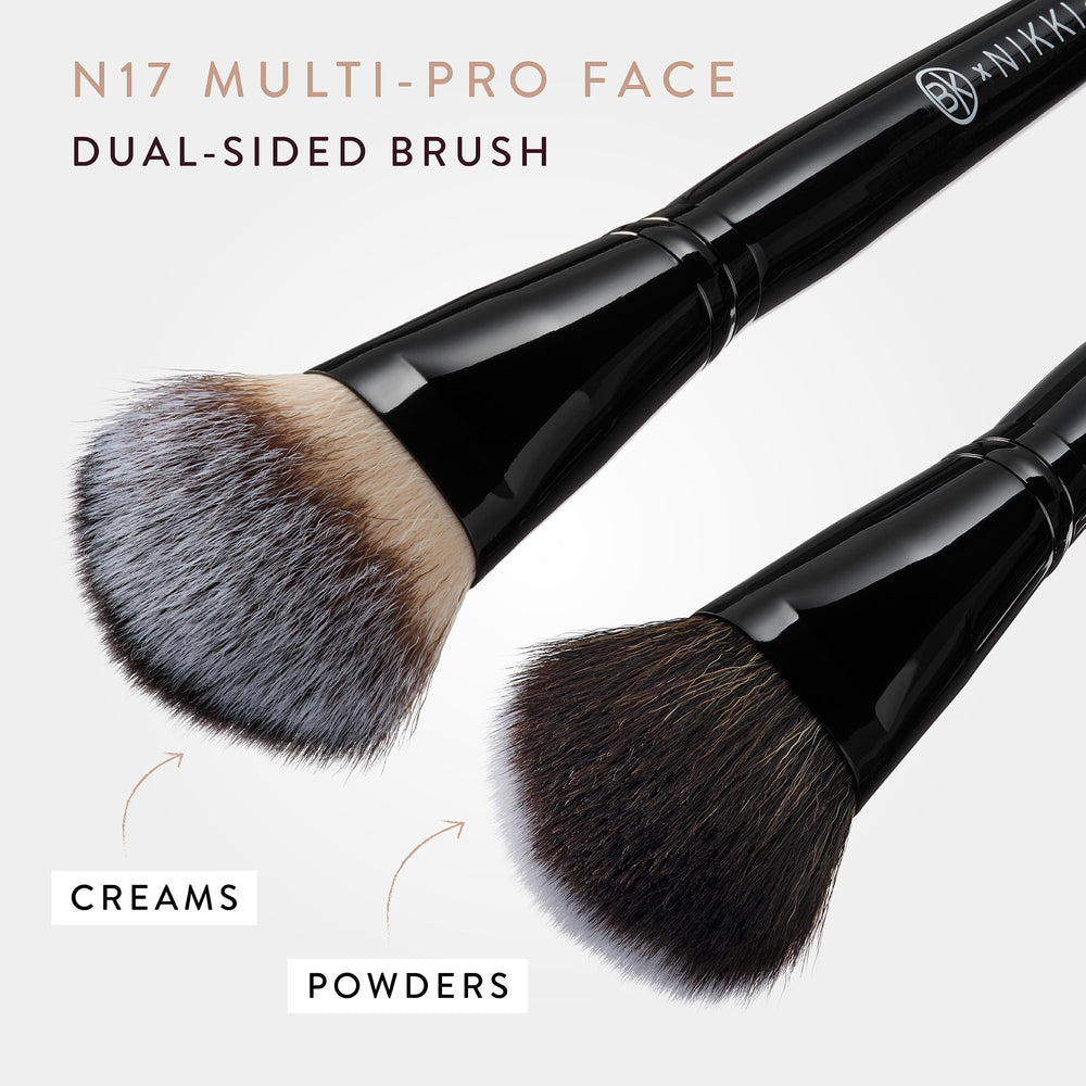 BK Beauty Nikki La Rose N17 blends foundation evenly for natural-looking coverage