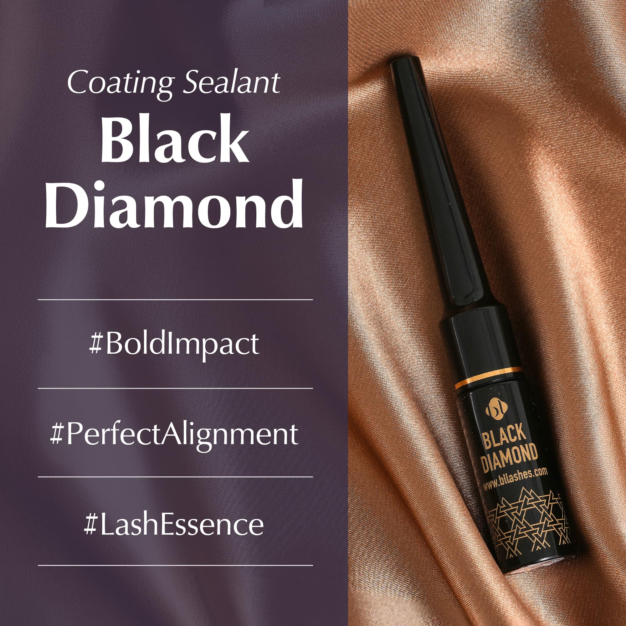 BL Lashes overnight sealer applicator brush for precise lash coating