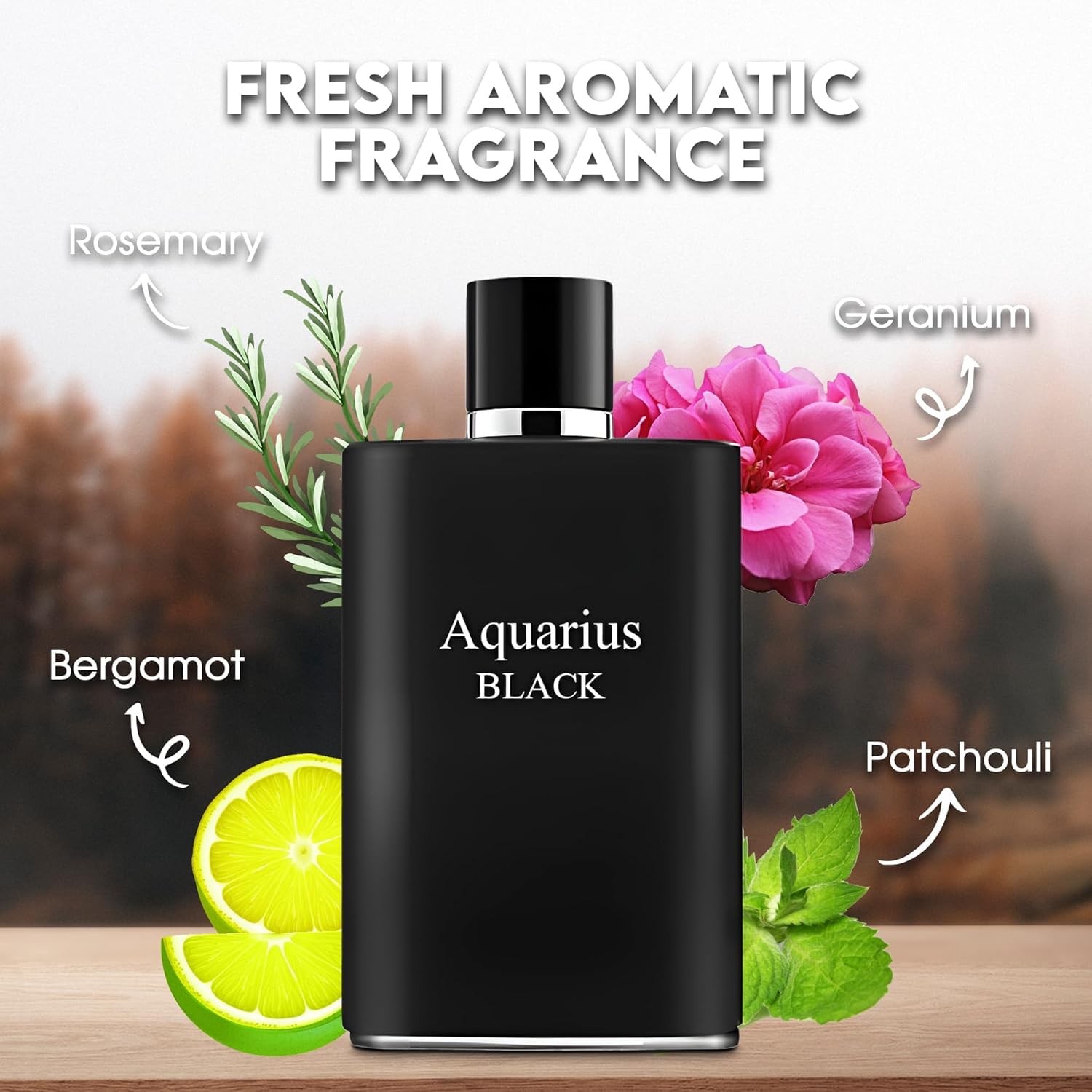 Black Men's Cologne packaging sits beside a dresser signaling reliable daily fragrance