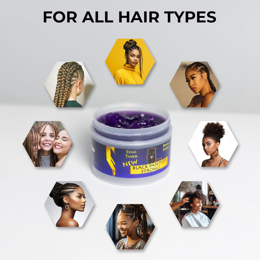 Black Panther Strong Diamond Edges daily hair care ritual for protective edge maintenance.