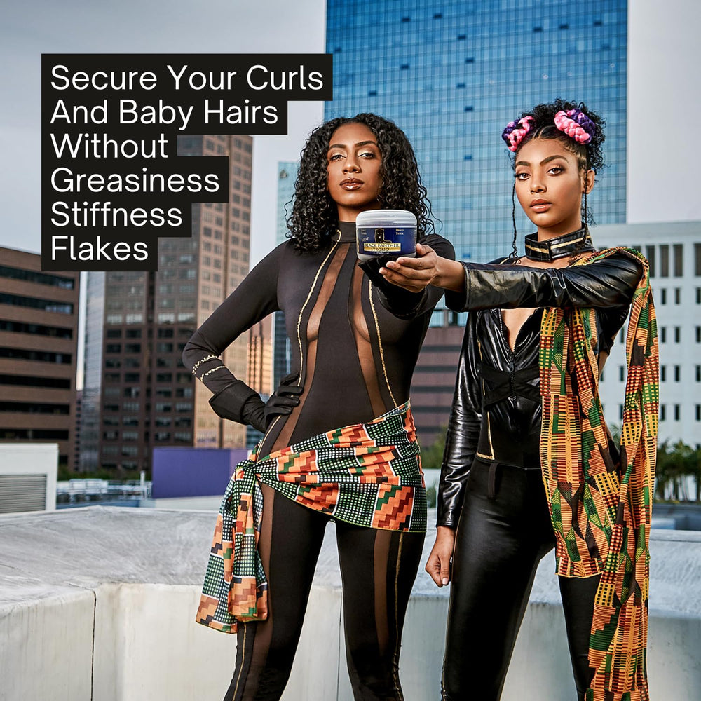 Black Panther Strong Diamond Edges smooth-edges after use, reducing frizz with natural shine.