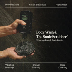 Black Wolf Charcoal Body Wash deep clean with rich lather