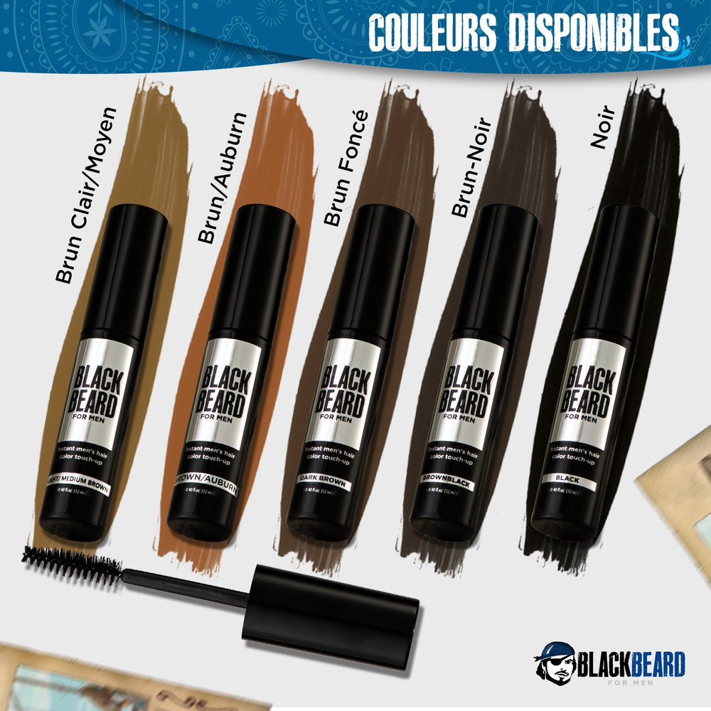 Blackbeard for Men hypoallergenic color touch-up suits sensitive skin.