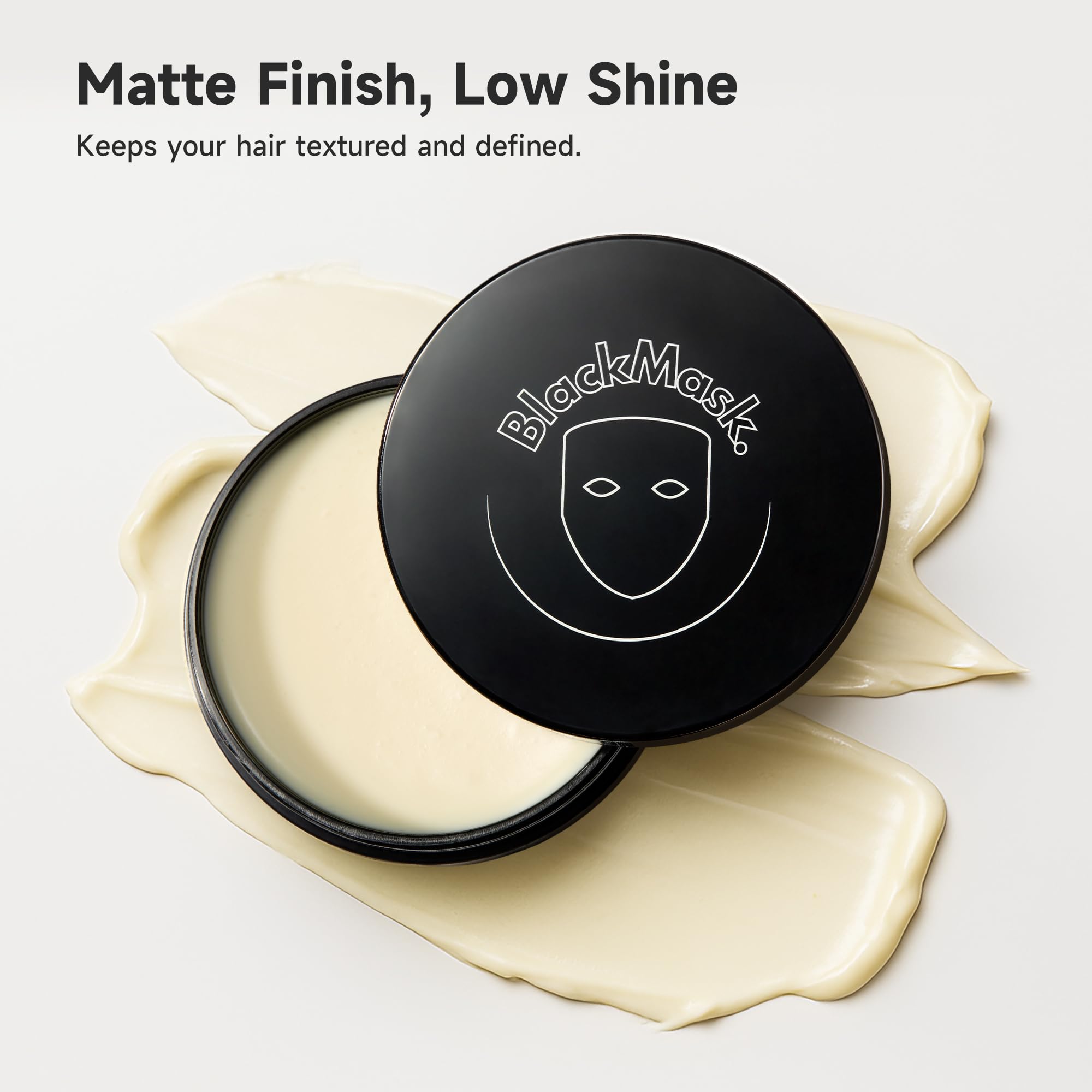 BlackMask Hair Clay rinse-out demonstrates easy wash with no greasy residue.