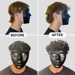 BlackMask Texture Powder dusting on hair captures lightweight, natural hold.