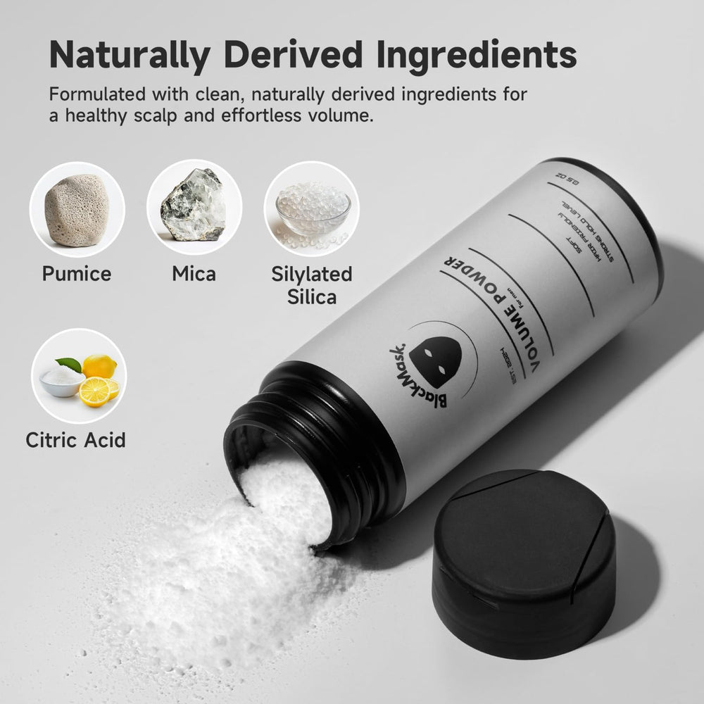BlackMask Texture Powder hands apply demonstrates quick, mess-free texture and grip.