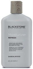 Blackstone Refresh Facial Moisturizer bottle highlights lightweight hydration for dry skin