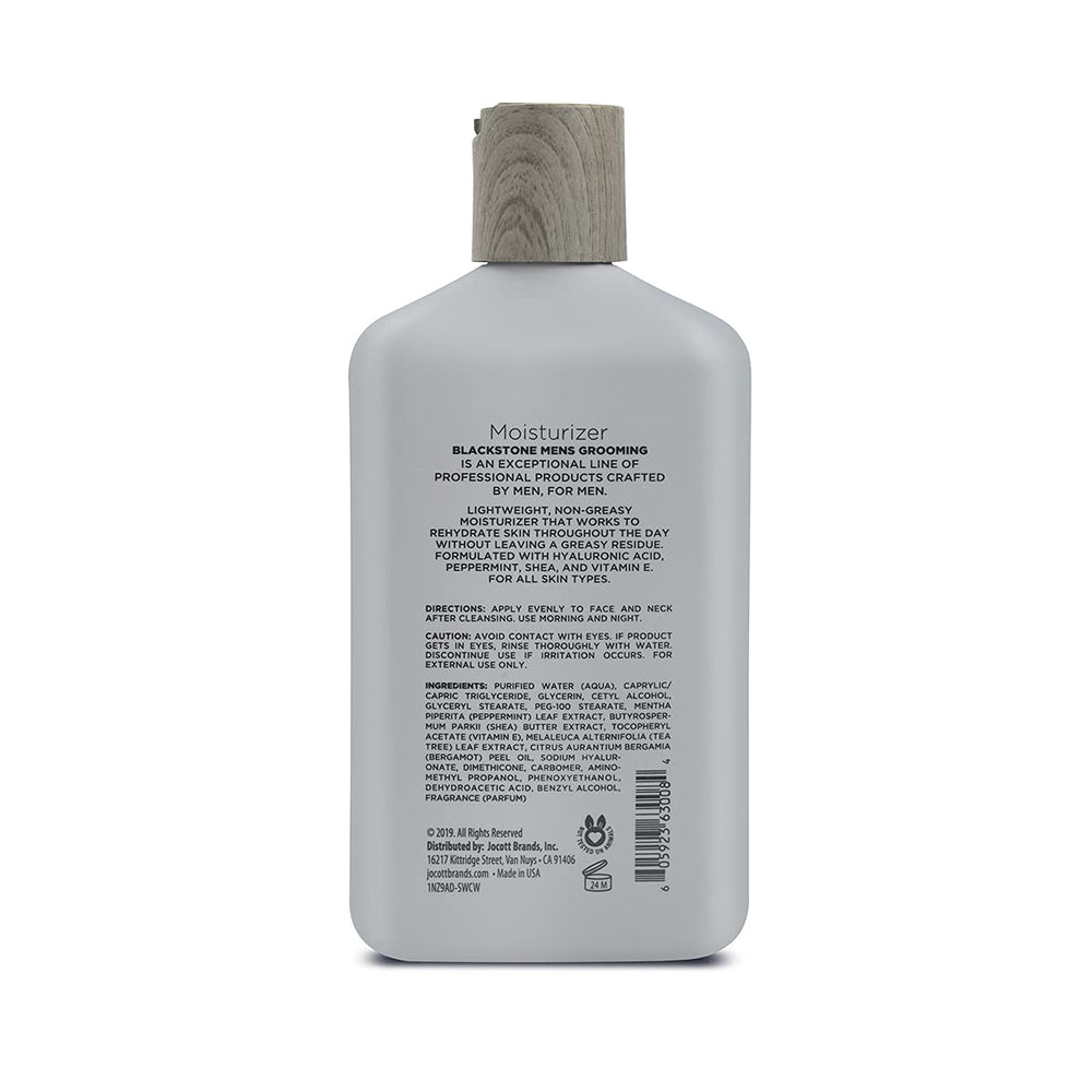 Blackstone Refresh sandalwood-cap shot suggests a soothing sandalwood scent for daily use
