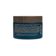 Blackstone pomade matte finish on hair demonstrates flexible hold without shine.