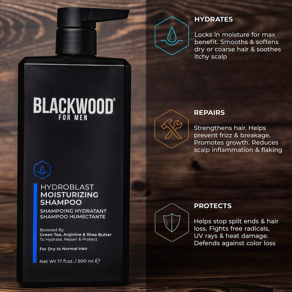 Blackwood For Men Hydroblast aloe-vera detail signals soothing cleansing and hydration
