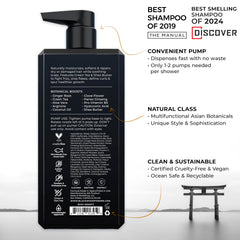 Blackwood For Men Hydroblast bottle-pump-top enables easy, mess-free daily moisturizing wash