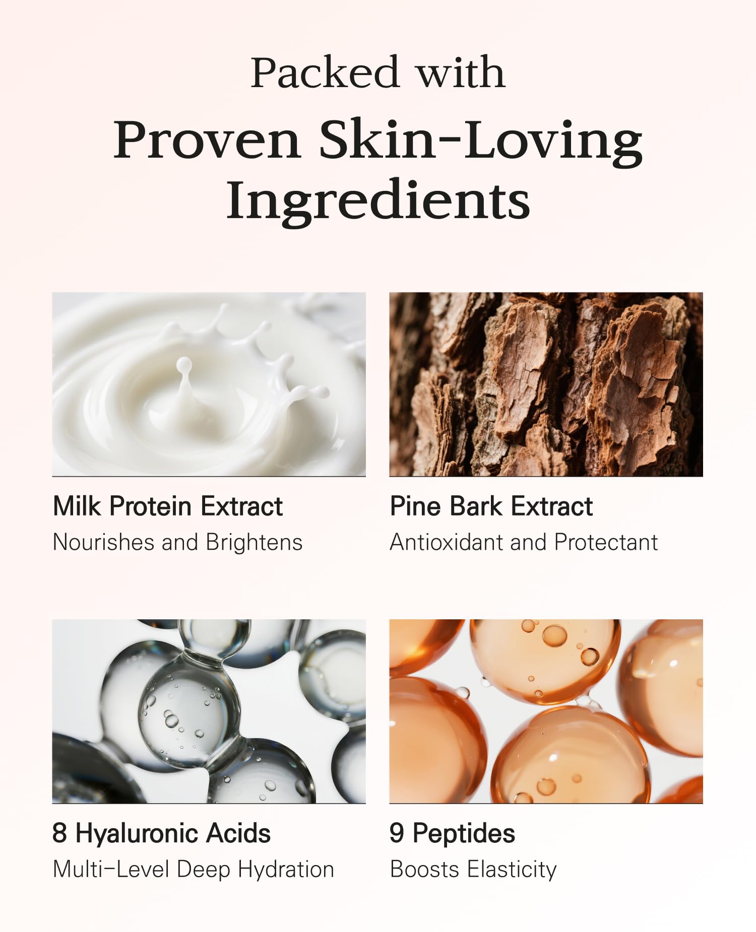 BLANC DUBU Nuborn Cell Blanc Power Ampoule ingredients highlight hyaluronic acids and peptides