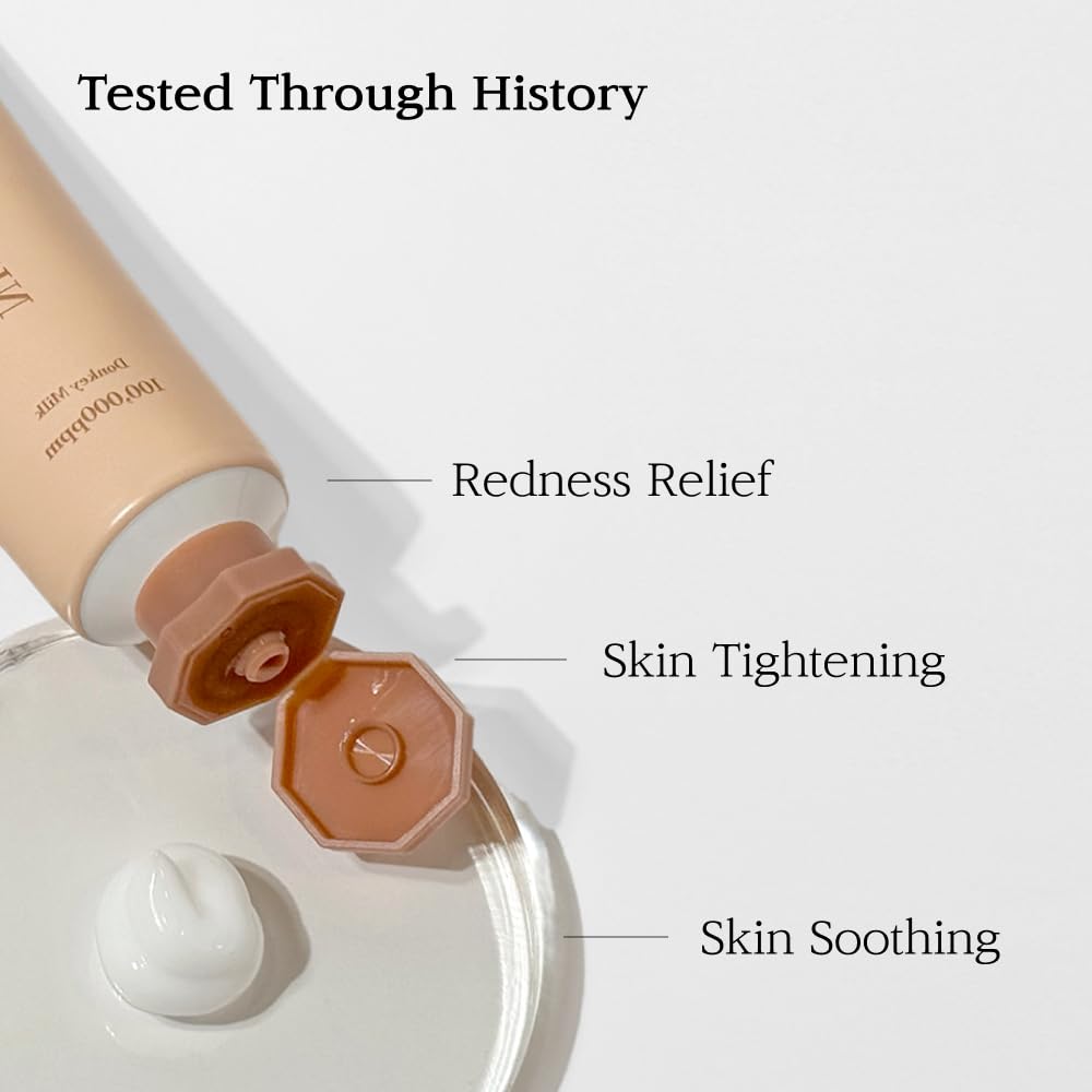 BLANC DUBU Nuborn Cell Donkey Milk Cream on skin with radiant glow.