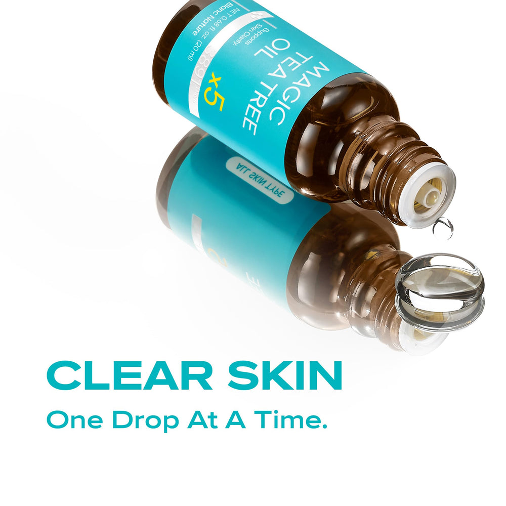 BLANC NATURE packaging highlights vegan Korean skincare with Australian tea tree