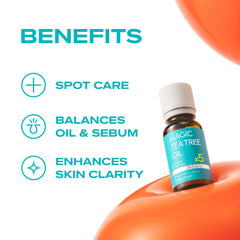 BLANC NATURE oil applied to skin demonstrates quick absorption for daytime spot care