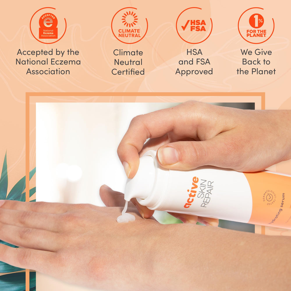 BLDG ACTIVE California labs label emphasizing safe, dermatologist-tested skincare.