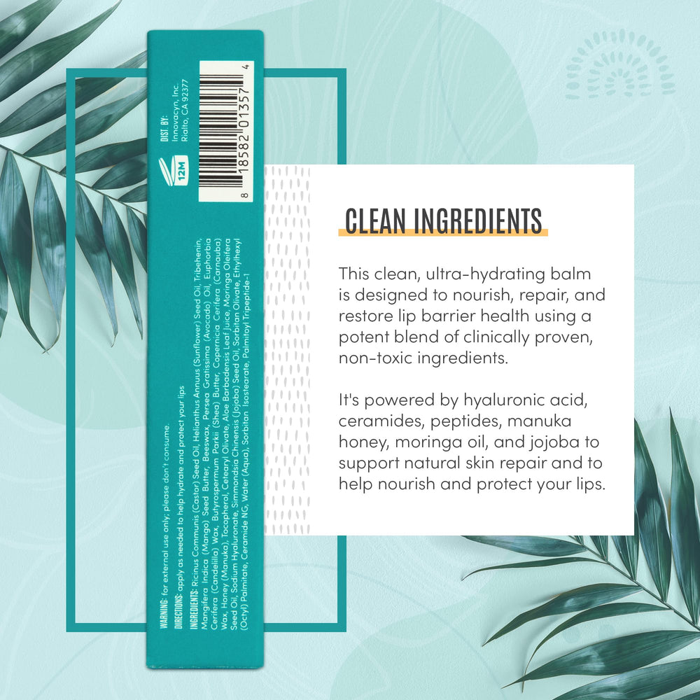 BLDG ACTIVE non-toxic nourishing balm used daily during dry weather.