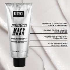 Bleach London Reincarnation Mask application demonstrates massage and wrap for deeper hydration